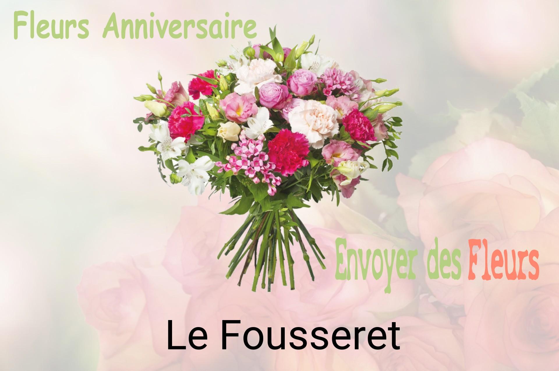 Bouquet de fleurs d’anniversaire livré à Le Fousseret