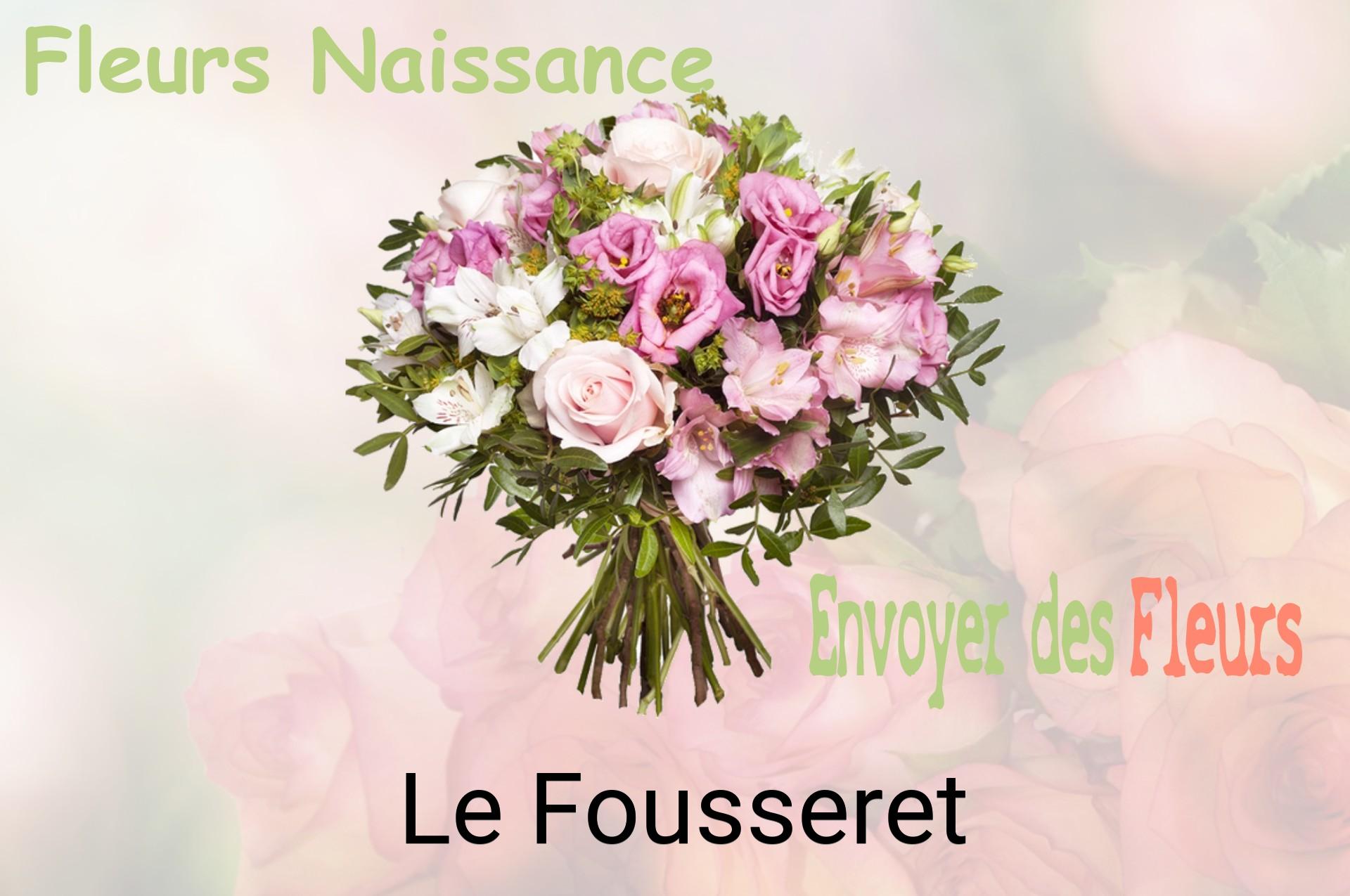 Bouquet de fleurs de naissance livré à Le Fousseret